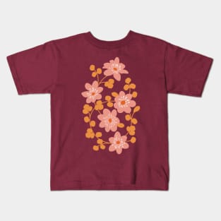 Pink flowers Kids T-Shirt